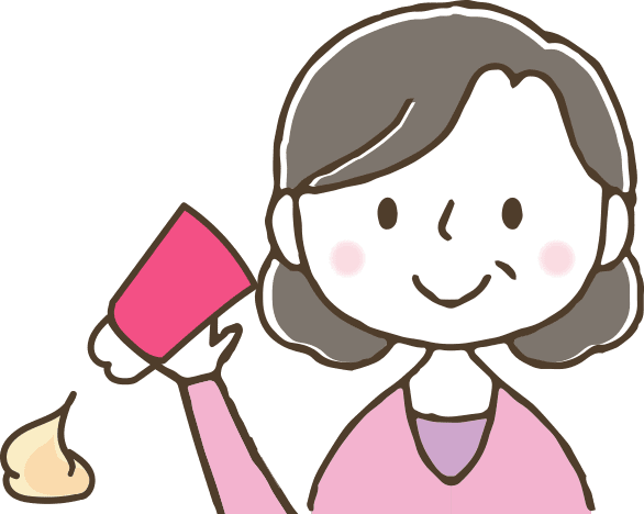 手が汚れにくいパッケージ